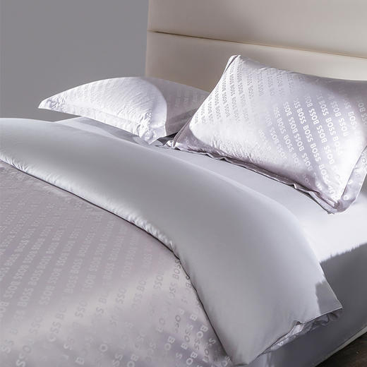 BOSS LOGO提花四件套（银灰）HBTH032 商品图3