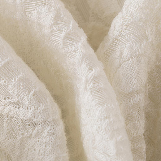 【林栖设计小店】（现货）桑蚕丝裤子提花宽松显瘦2025早秋新款阔腿裤女1953035 商品图4