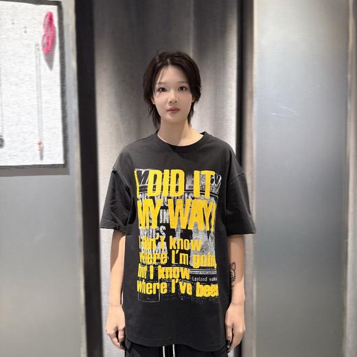 NC圆领大图案短袖T恤50504（黑） 夏季 152140340321 商品图0