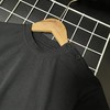 【选2件15元-NO退】110黑色肩扣短袖T恤-微脏-喜出 商品缩略图2
