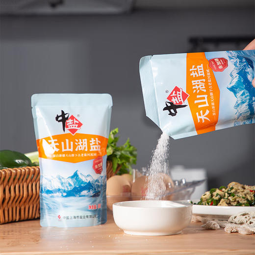 中盐天山湖盐未加碘300g 商品图3
