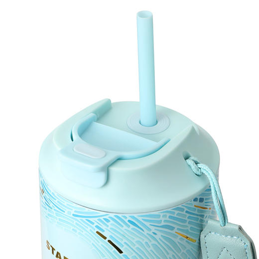 星巴克 微蓝韵律款双饮口咖啡杯11168495 商品图3