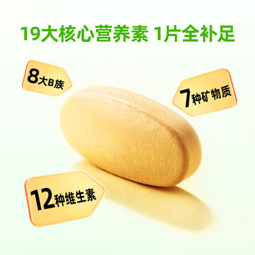 海汇康多种维生素矿物质片 蓝帽认证 8大B族 7种矿物质 12种维生素 商品图4