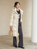 2025 秋冬奶白色坑条阔腿休闲裤女 高腰松紧腰垂感微喇叭裤 柔软亲肤通勤百搭显瘦宽松直筒长裤 商品缩略图1