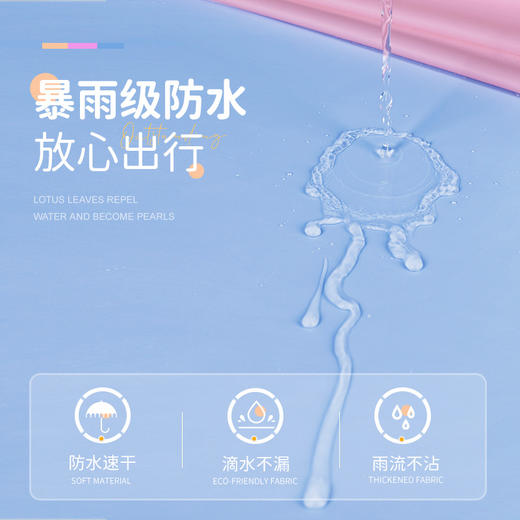 【可视仪表盘，暴雨级防水！】电动电瓶车雨衣 户外专用加厚摩托车成人全身长款 非一次性雨披-QQ 商品图3