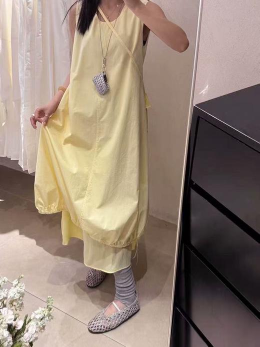 9.3秒杀【韩系2025】（赠送黄色包包）865清雅花苞水母连衣裙-喜出 商品图3