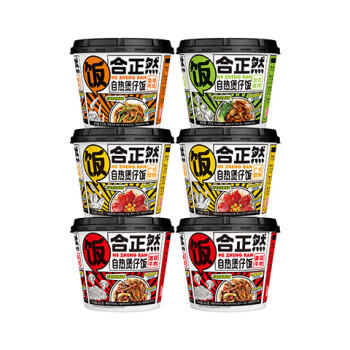 合正然自热米饭6桶组合装2420g自热米饭方便即食煲仔饭露营出游户外速食 /粮油调味 /方便食品 /方便米饭 商品图5