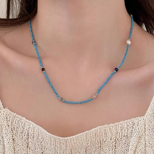 【VAN CLE繁刻天然石项链合集】送定制包装盒+礼品袋 不易撞款 精致百搭 显白多巴胺项链 商品图2