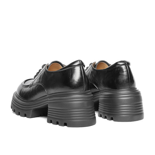 【云粉节】BF楼 森达牛津鞋2025秋季新款厚底粗高跟单鞋XQN02吊牌价899活动价369 商品图1