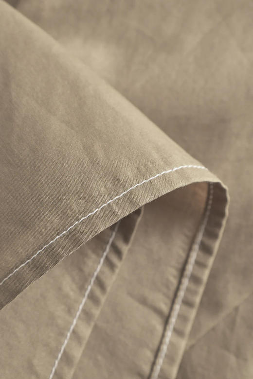 Mark Kenly Domino Tan 25PF 卡其色DAMY棉府绸系带连衣裙 商品图7