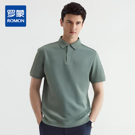 【丝光棉】罗蒙男士丝光棉凉感短袖polo衫男短袖夏季薄款7A抗菌速干t恤男短袖