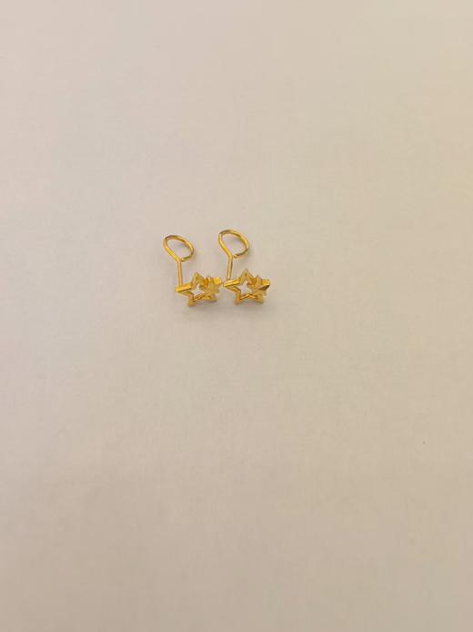 1F 中银金行 足金耳饰 商品图0