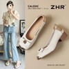 ZHR则则玛丽珍鞋2025新款小香风浅口单鞋粗跟一脚蹬单鞋女鞋 商品缩略图0