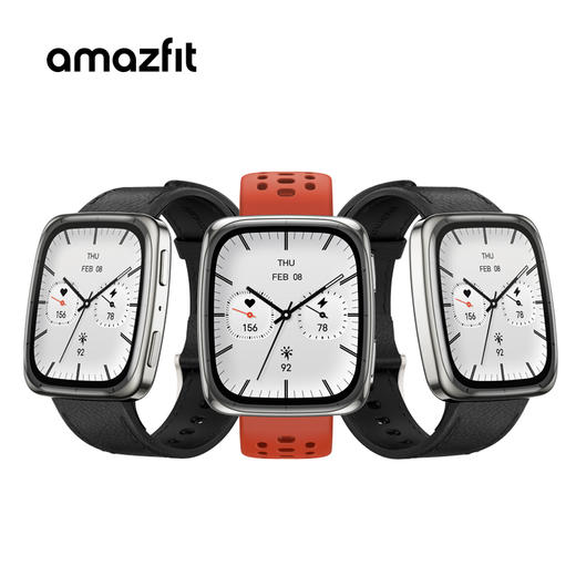 华米 Active 2S 蓝宝石版智能运动手表 跑步心率 1.75 英寸大屏 160+运动模式 离线地图&转向提醒 商品图1