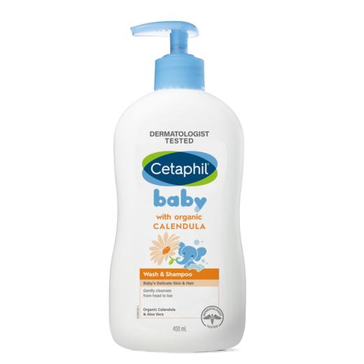 【保税仓】Cetaphil丝塔芙金盏花宝宝洗发水沐浴露二合一 400ml 商品图0
