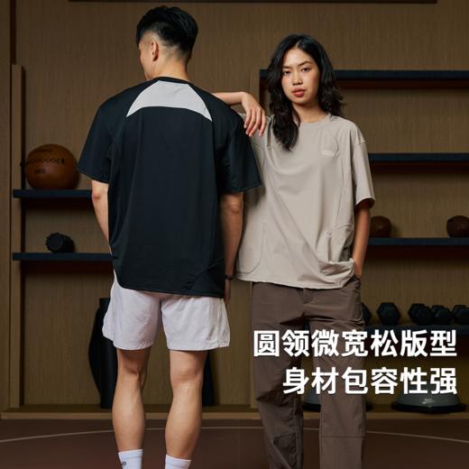 录士LUSHISI瞬驰主题刺绣美式速干面料运动短袖跑步t恤休闲投篮服 商品图4