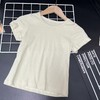 【选2件15元-NO退】110浅卡其纯棉短袖-微脏-喜出 商品缩略图0
