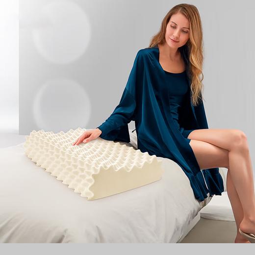 佳奥 乳胶枕大颗粒按摩颈椎枕芯 泰国进口天然乳胶含量90%成人枕头 商品图0