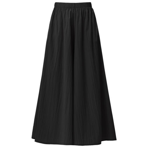 丁摩 纯色阔腿裤女垂感新款夏季薄款小个子裤裙高级感山本休闲裤5ZF-2517 商品图4