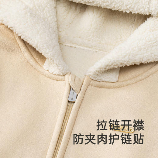 【商场同款】英氏儿童长袖连体衣秋冬保暖连帽爬服新款宝宝爬服 商品图3