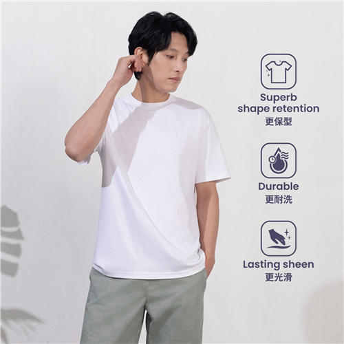 佐丹奴男装SS25商场同款【液氨系列】男士休闲圆领T恤01025802 商品图6