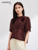 【轻盈爽肤】阿菁娜轻薄透气优雅立体花朵小衫F30X202032 商品缩略图2