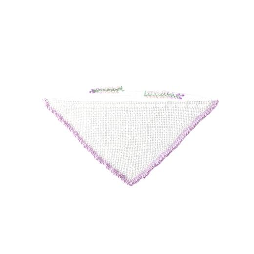 苏苏姐家薇蔓蕾丝腰帘头巾套装手工diy亚麻蕾丝钩针毛线材料包 商品图5