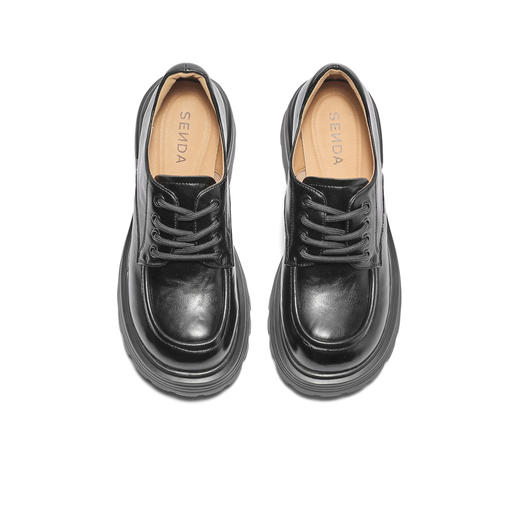 【云粉节】BF楼 森达牛津鞋2025秋季新款厚底粗高跟单鞋XQN02吊牌价899活动价369 商品图0