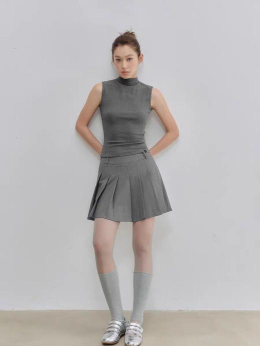 Evistub/E-5XDX783/高智感弹力半高领背心女 商品图1