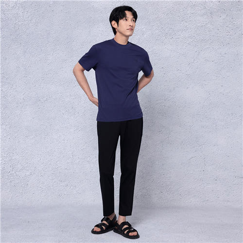 佐丹奴男装SS25商场同款【液氨系列】男士休闲圆领T恤01025802 商品图8