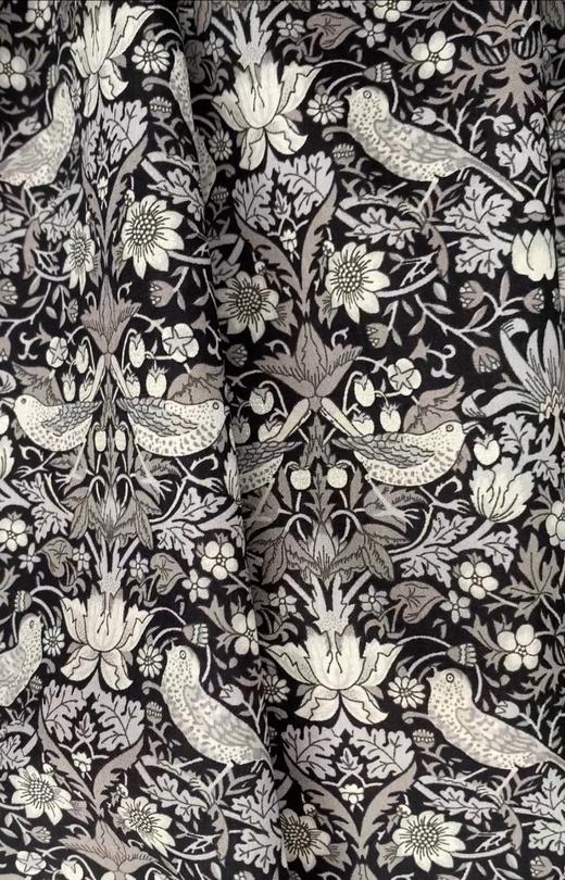 LT005S  Liberty 草莓小偷Strawberry Thief  金粉银粉限定系列-金粉银粉工艺 邮费到付 279元/米 商品图3