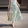 【专属特价】熙世界植物系碎花半身裙女夏季2025年新款压褶蓬蓬裙雪纺a字裙子 商品缩略图4