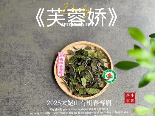【新茶来了】2025有机春寿眉《芙蓉娇》、甜花香深遂得像一条花香遂道一般，漫长而幽深（80克）！ 商品图0