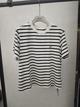 【门店同款】ENJOY夏季条纹刺绣T 163000312