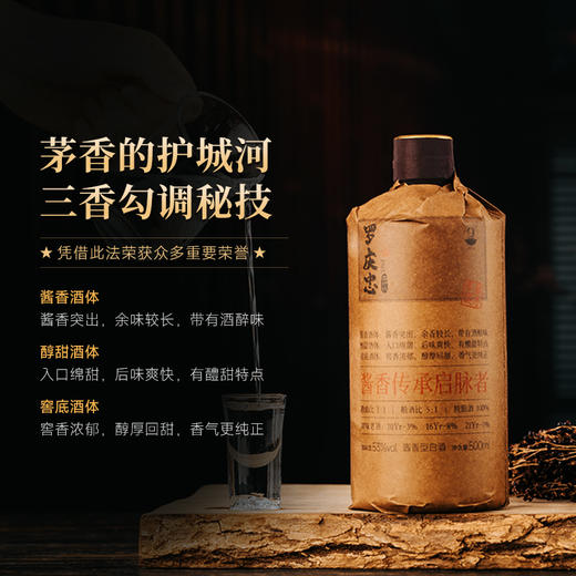 热卖中！！【茅台标准制定者】罗庆忠酒·品评级1965 53°酱香型白酒 500ml/瓶 商品图3