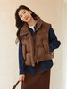 复古深蓝色牛仔衬衫 宽松 oversize 翻领长袖上衣 金属扣设计秋冬叠穿百搭港风衬衣 商品缩略图1