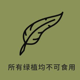 所有绿植均不可食用