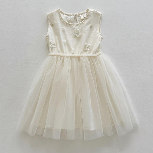 【蝴蝶绣花连衣裙，网纱设计超仙！】蝴蝶绣花女童网纱连衣裙 甜美儿童公主裙子 精致网纱 童心飘飘 优雅公主范-QQ 商品图5