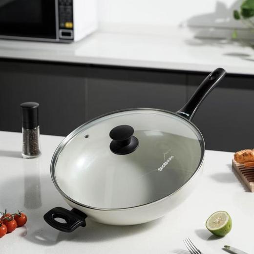 新思特 陶瓷不粘两件套 炒锅32cm+奶锅16cm LG-02 商品图2