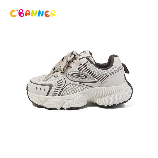 千百度秋季潮酷机能感金属流光拼接鞋面运动鞋童鞋A25425606 商品图1