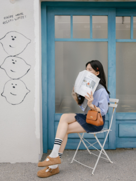 用基础款打造温柔优雅精致感