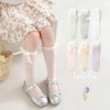 2025夏季新款🔥【洛丽塔儿童小腿袜】🍠 任选3双韩版蕾丝花边JK袜 简约纯色款🌸 经典又百搭 无论是搭配公主裙还是休闲装都超合适✔ 商品缩略图1