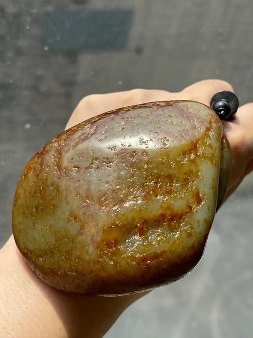 秋梨皮籽料白玉巧雕龙纹把玩原石，顺丰包邮 商品图11