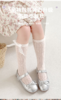 2025夏季新款🔥【洛丽塔儿童小腿袜】🍠 任选3双韩版蕾丝花边JK袜 简约纯色款🌸 经典又百搭 无论是搭配公主裙还是休闲装都超合适✔ 商品缩略图5