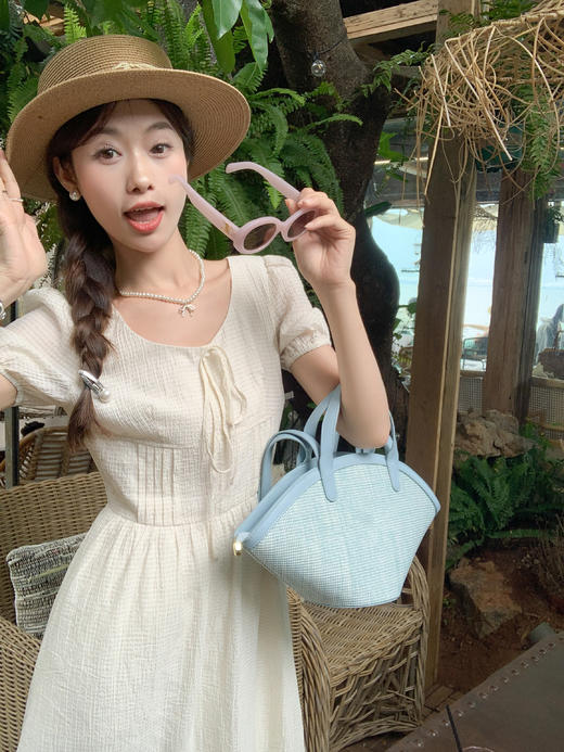 <曾小咸推荐> 破价清仓秒杀，比成本价还便宜，闭眼拍！【温柔碎片】白色连衣裙 日常218.88 立减128.89 秒杀89.99！！ 商品图7