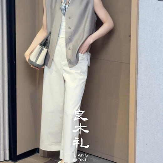 【预售7天】良木礼艾草休闲裤（腰带）（3136） 商品图1