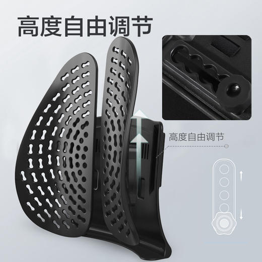 【办公室护腰靠垫久坐神器汽车载腰靠】人体工学腰靠办公室久坐腰枕背靠座椅10. 商品图2