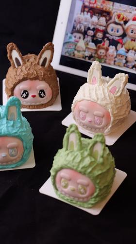 拉布布大脑袋主题蛋糕