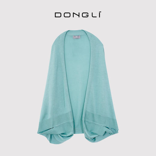 东黎 • 桑蚕丝山羊绒夏季纯色斗篷蝙蝠袖披肩 2332 商品图7