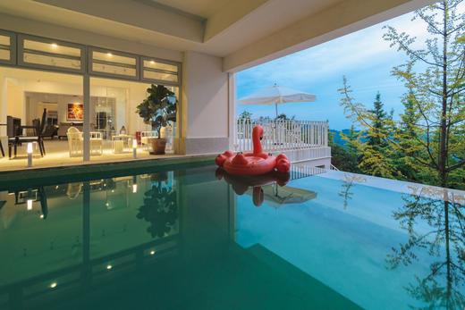 【团建优选-青城山568号院】11房包院，崇州古寺旁圣托里尼风度假庄园，泳池/森林汤池，观景露台，k歌、健身房、台球桌游……blg 商品图3